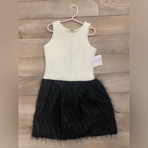 Girl’s black and white dress size 10